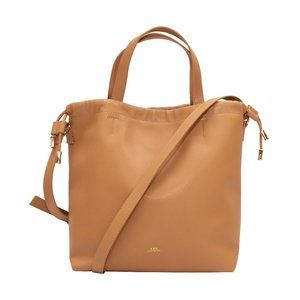 Tan A.P.C. Leather Shoulder Bag